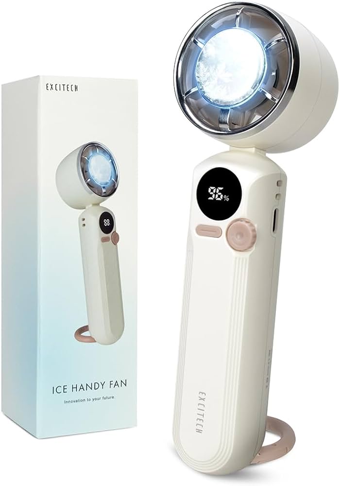 Amazon | Excitech ハンディファン【2025瞬間冷却プレート×100段階風量